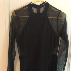 Black long sleeve dress